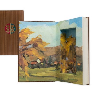 Book box made from a real book &quot;As the Stone Falls&quot; | Hollow book | Secret hiding place | Book hiding place | Book safe | Unique secret book