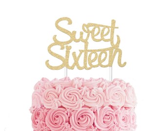 Download Baking Cake Decoration Paper Party Kids 16th Birthday Topper Sweet 16 Cake Topper 71 116
