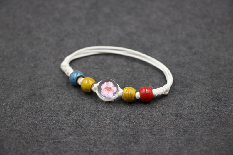 Bracelet real Cherry Blossom with Pearls