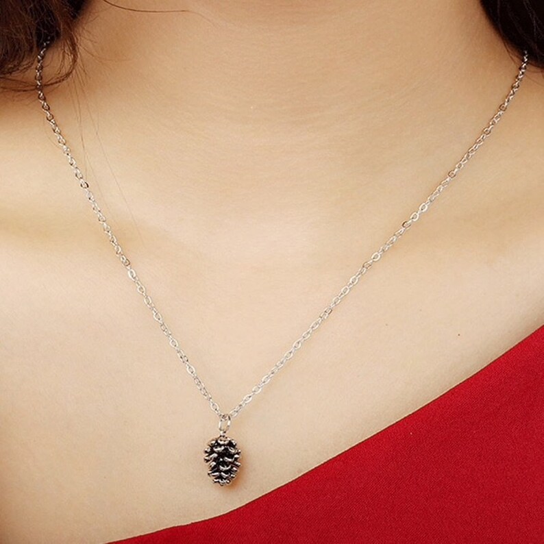 Silver chain pine cones