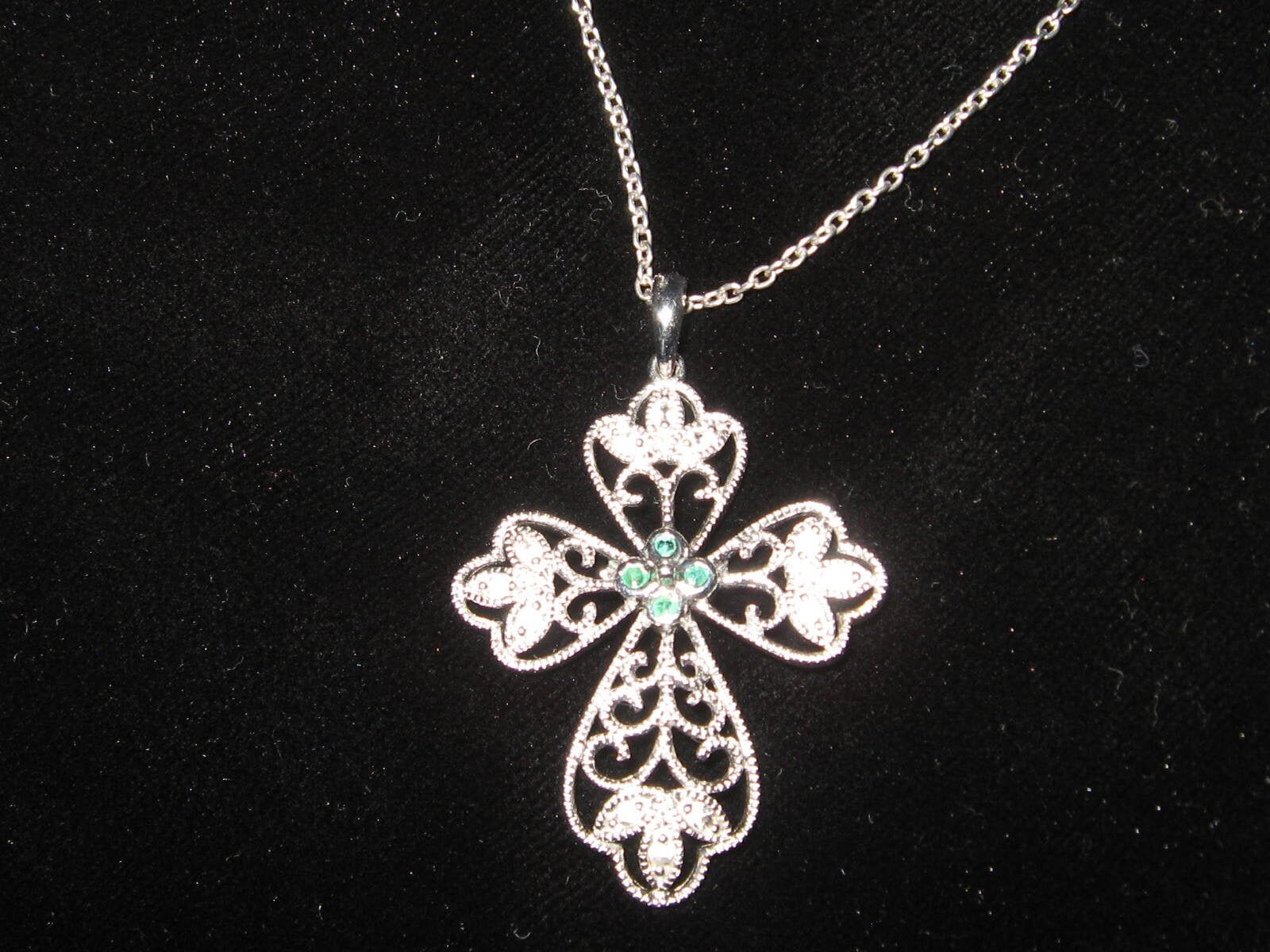 Croix Ajourée En Argent 925 - Pendentif Chrétien élégant Et Fin - Fabriqué En France