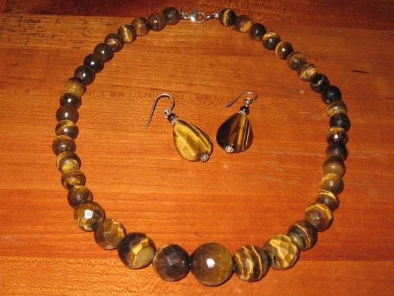 【JORDAN CRAIG】Tiger’s Eye Beaded Necklace Tiger's Eye Beaded Necklace