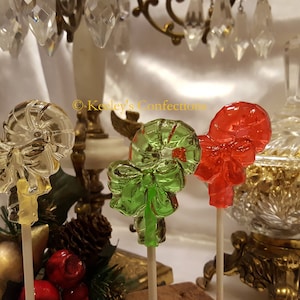 Clear Toy Candy, Christmas Candy Cane Christmas Barley Lollipops