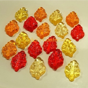 Fall Mix Bite Sized Clear Toy Candy Edible Hard Candy Cupcake Topper, Cake Decor, Party Favor