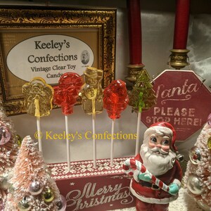 Christmas Clear Toy Candy, Barley Lollipops image 3