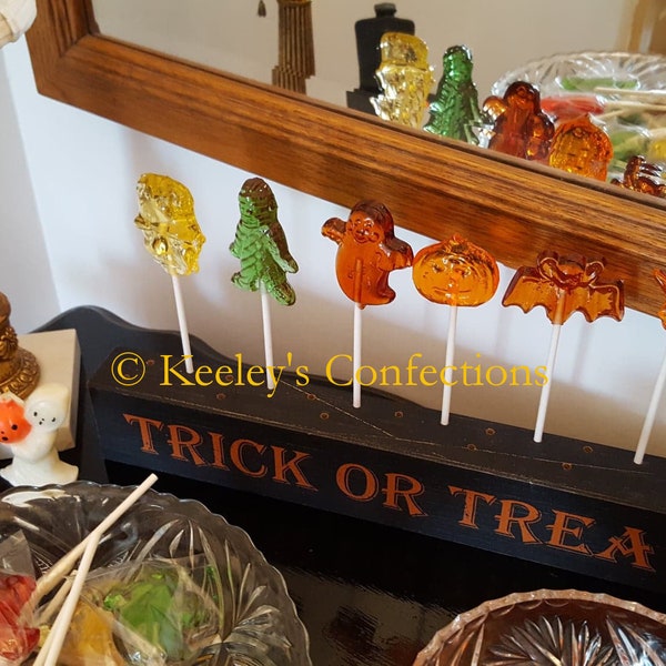 Halloween Clear Toy Candy, Barley Lollipops