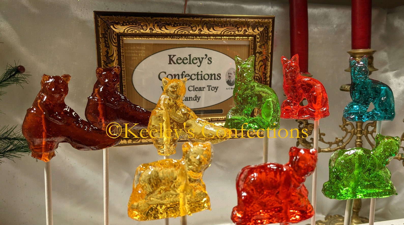 Vintage Clear Toy Candy Barley Lollipops 9 Count Vintage 3 Etsy