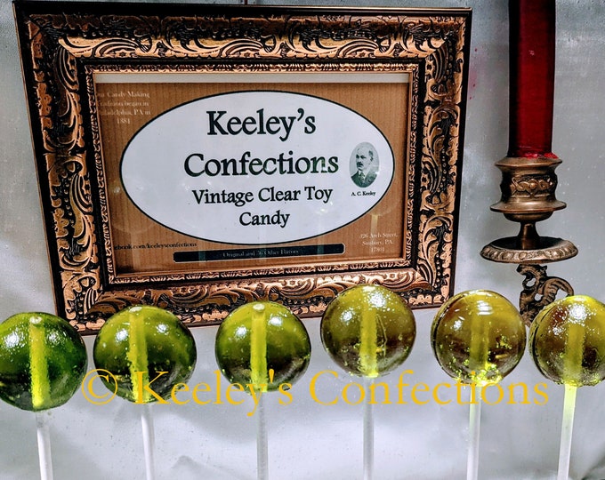 Classic Lollies Clear Toy Candy Classic Round Shape Lollipops in