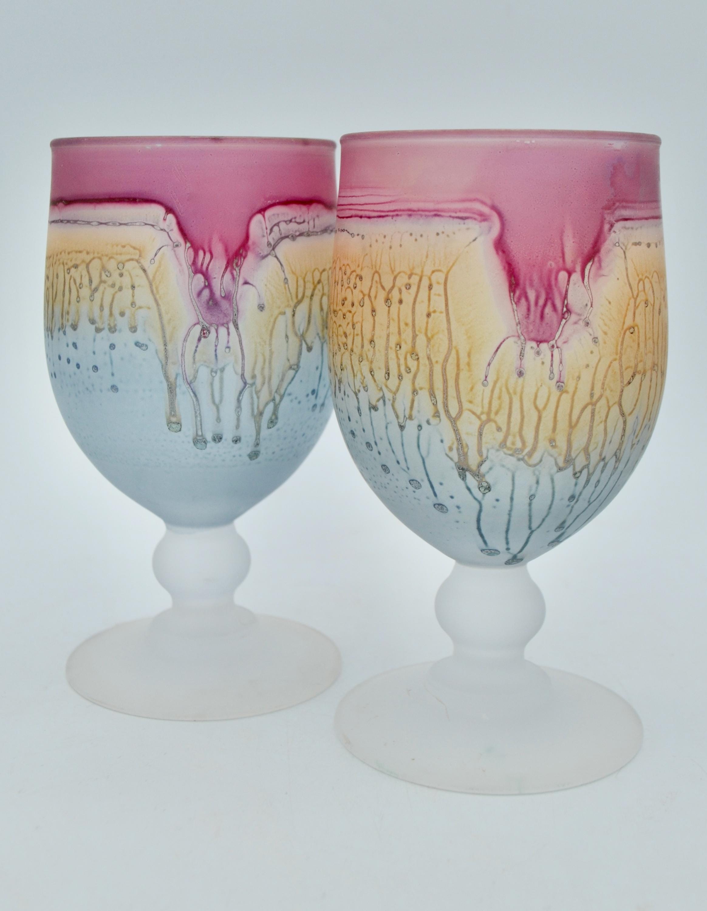 ● Reuven Glass ルーベングラス カナダ ヴィンテージ ガラス花瓶 驚きの値段 ルーベングラス Glass Reuven ○ カナダ ガラス花瓶