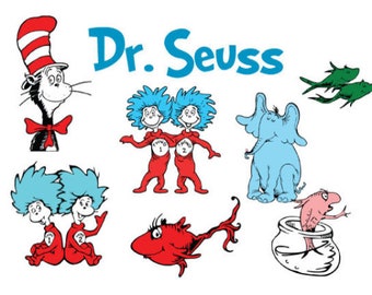 Download Dr seuss vector | Etsy