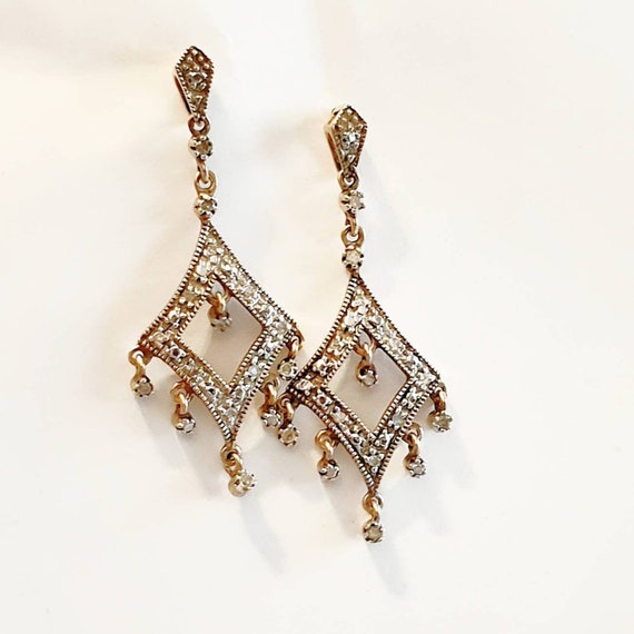 Antique chandelier earrings