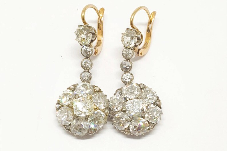 Old mine cut earrings Clearance