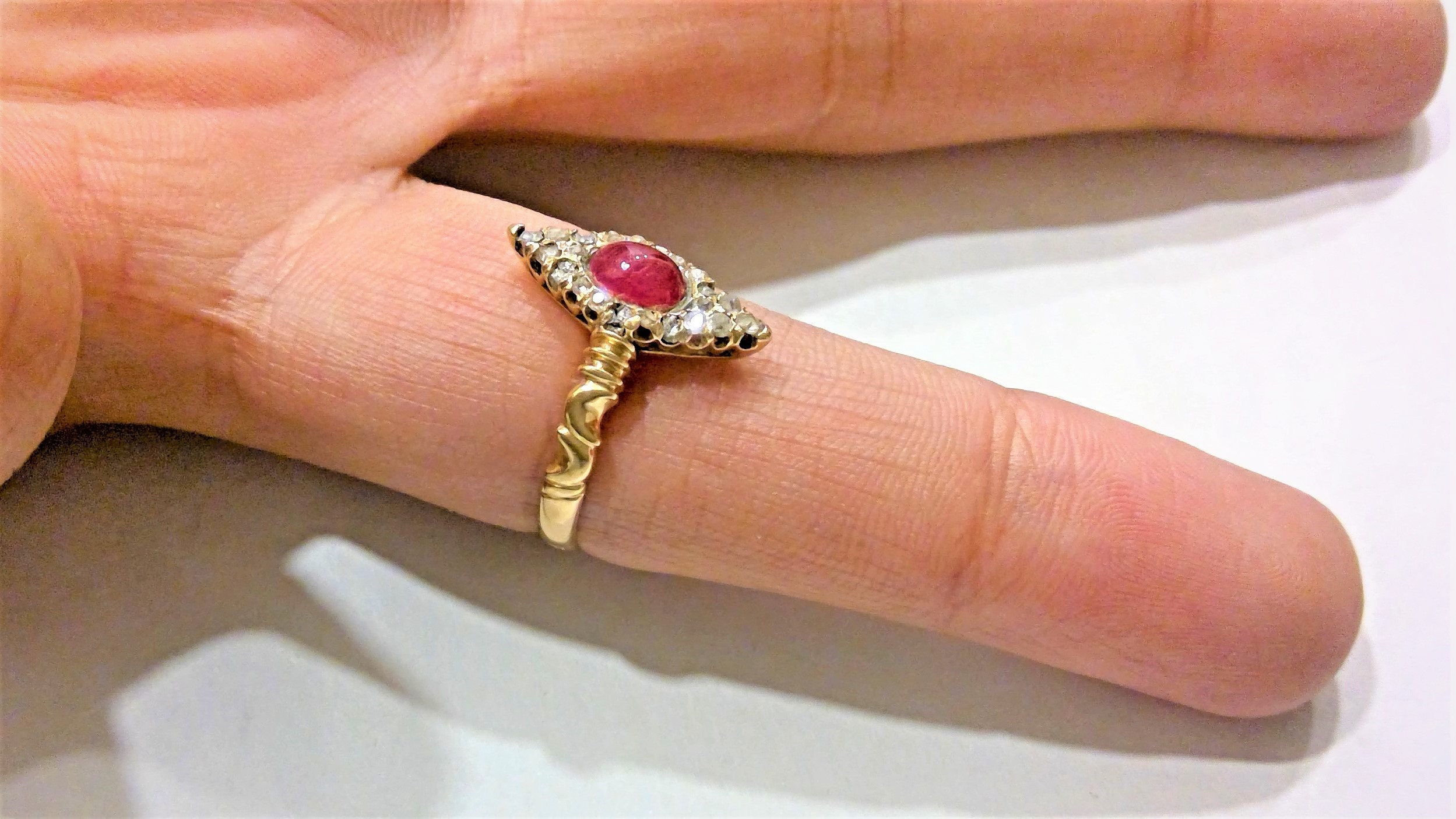 Antique ruby ring | Etsy