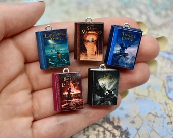 Percy Jackson Inspired Book Charms