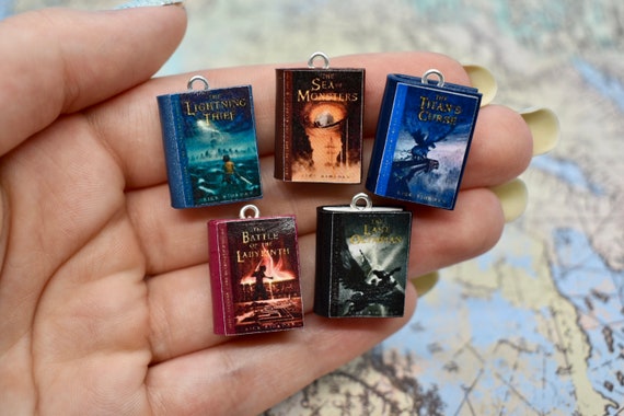 Percy Jackson Inspired Book Charms 