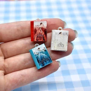 The Selection Inspired Book Charms