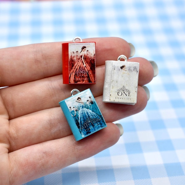 The Selection Inspired Book Charms