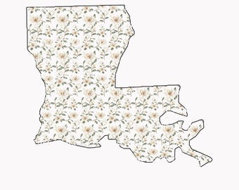 Louisiana Magnolia Floral State, png-bestand: staatsbloem (digitaal bestand)