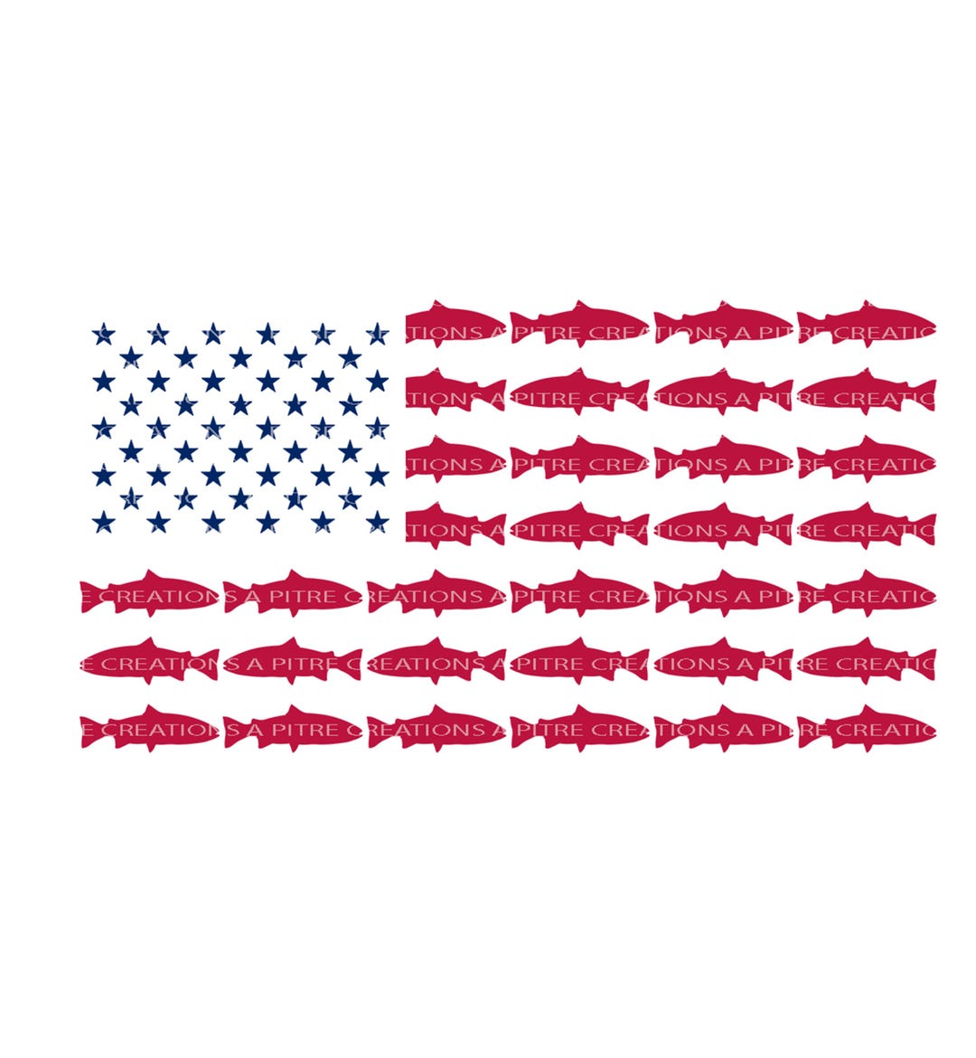 Fish Flag Colour In American Fish Flag PNG, Red Fish PNG, United States of America, Cajun ...
