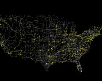 US Interstate and Highway Vector File