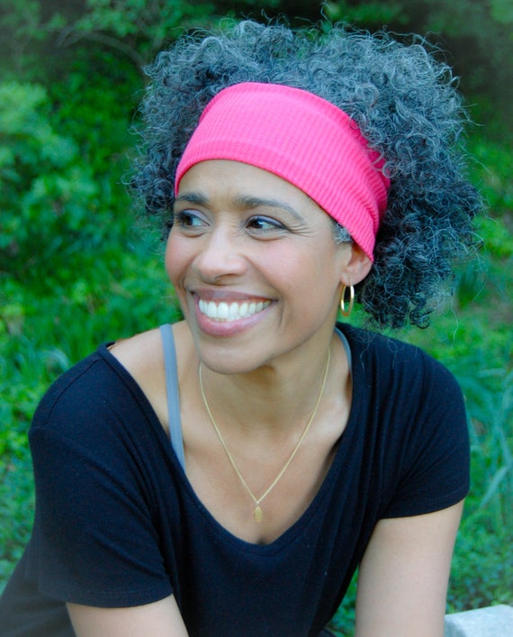 Wide Yoga Headband Pink Headband Hair Accessories Etsy