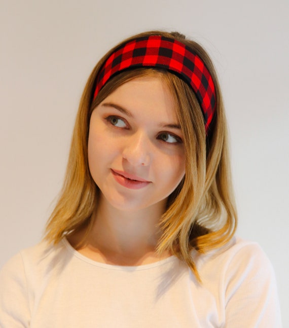 girls red headband
