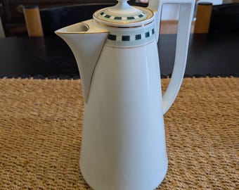 Théière/cafetière en porcelaine Bavaria des années 1960 avec un design Mid-Century