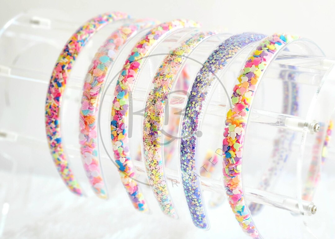 Confetti Shaker Headband, Sprinkle Headband, Stocking Stuffer