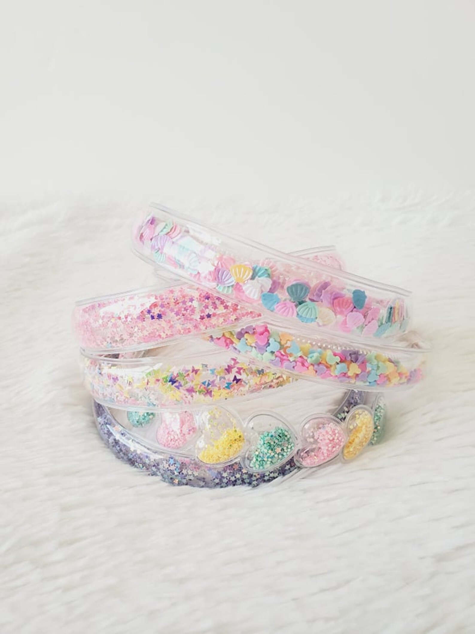 Confetti Shaker Headband Sprinkle Headband Stocking Stuffer Etsy