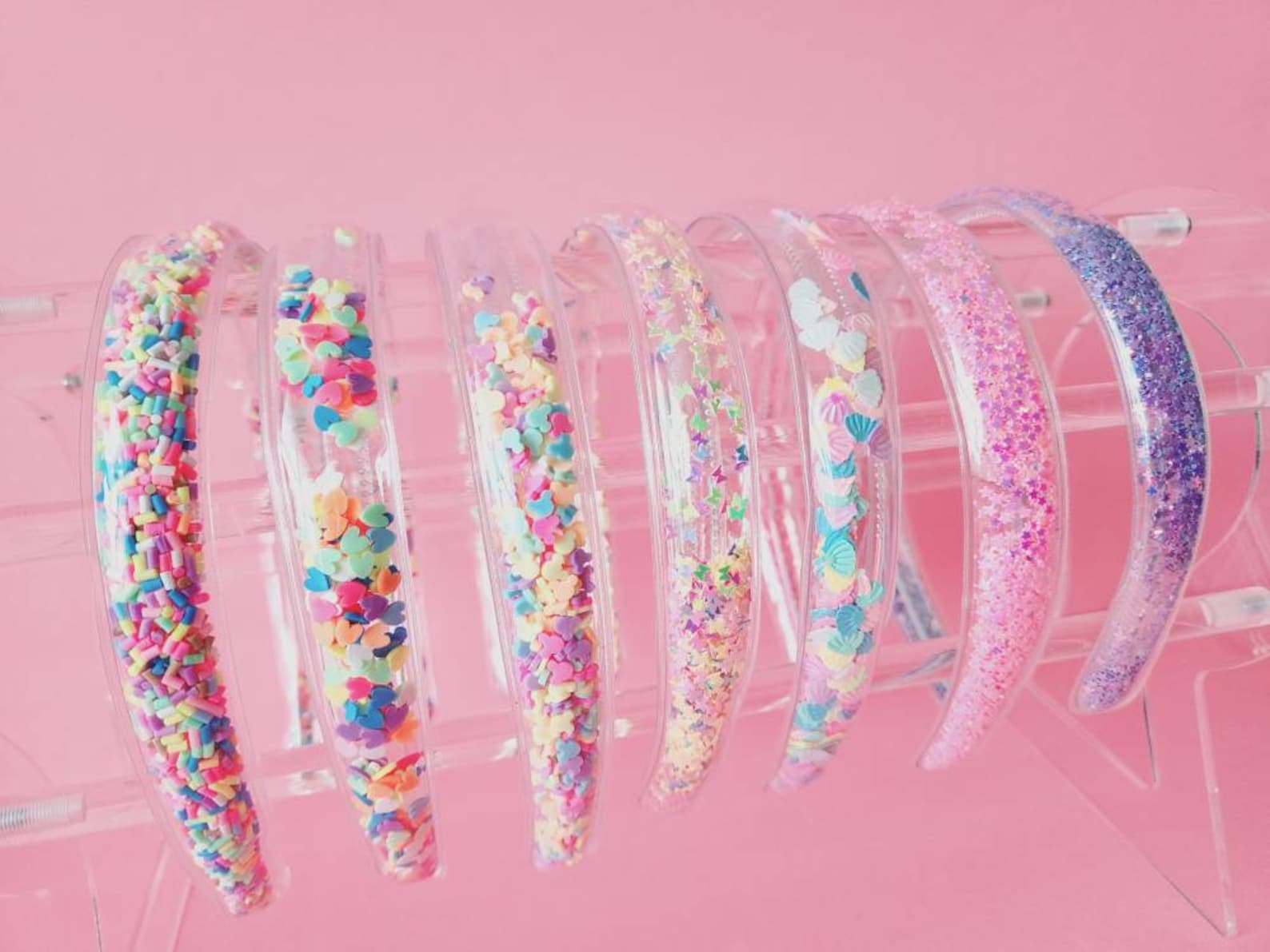 Confetti Shaker Headband Sprinkle Headband Stocking Stuffer Etsy