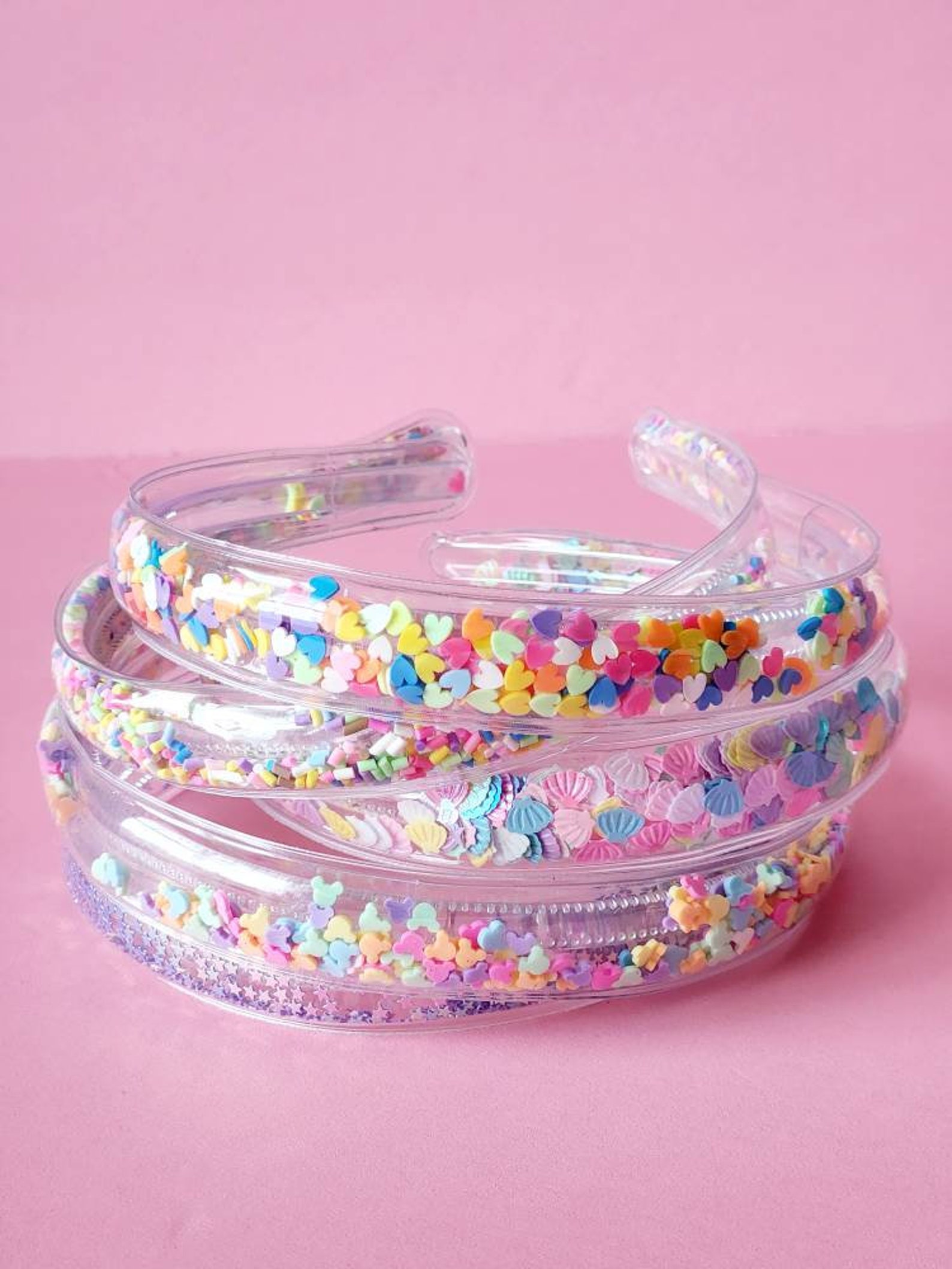 Confetti Shaker Headband Sprinkle Headband Stocking Stuffer Etsy
