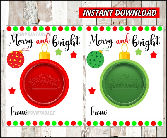 christmas play doh