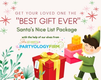 The Best Gift Ever - Santa Nice List- DIY gift buying guide file download which contains prompts to guide you to perfect gift buying