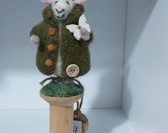 Needle Felted Mouse - Etsy