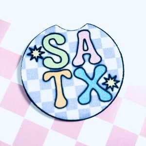 San Antonio Texas Car Coaster | SATX Car Accessories