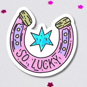 Wild West Horseshoe Vinyl Sticker | Cowgirl Decal | Waterproof