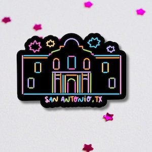 San Antonio, Alamo Sticker | Weather Proof Decal