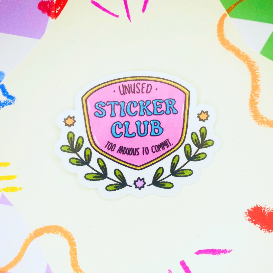 Members Pay Sticker Unused Sticker Club Vinyl Sticker | Member Badge Decal | Waterproof - Etsy