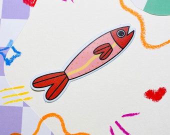 Rainbow Trout Sticker | Fish Weather Proof Decal