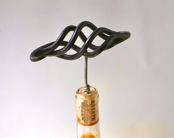 Wine Corkscrew with Basket Twist Handle