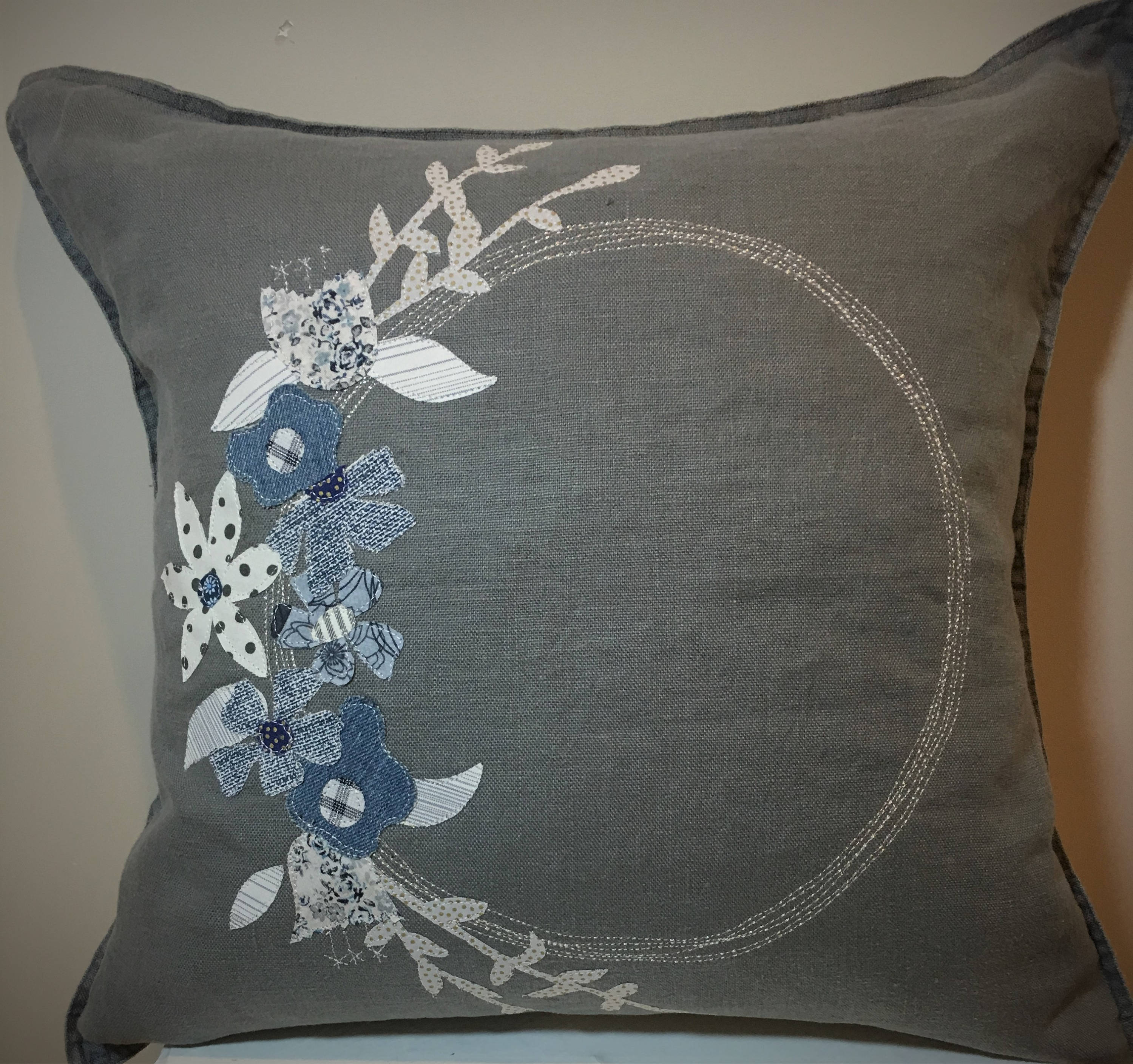 Buy Floral Wreath Throw Pillow Online in India Etsy