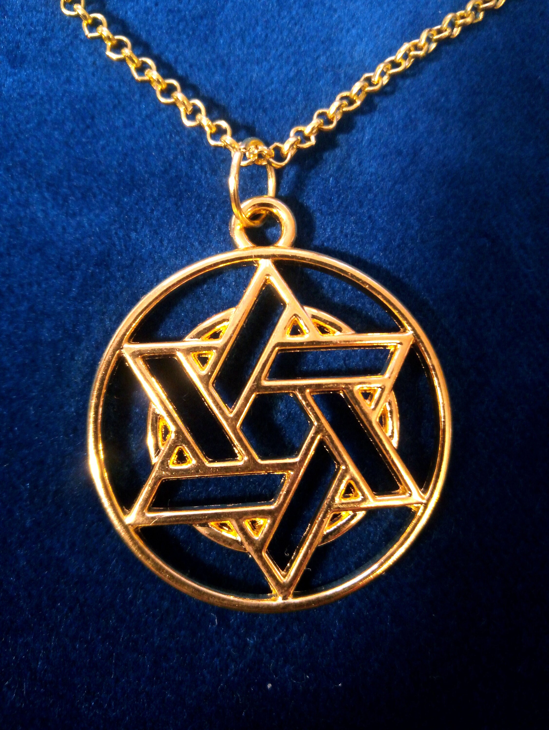 Jewish Star of David jewelry Israelite golden pendant Magen Etsy