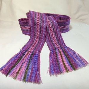 NEW! Very peri woven belt Purple hand crafted waistband Violet unisex ethnic sash Slavic boho gift Christmas gift