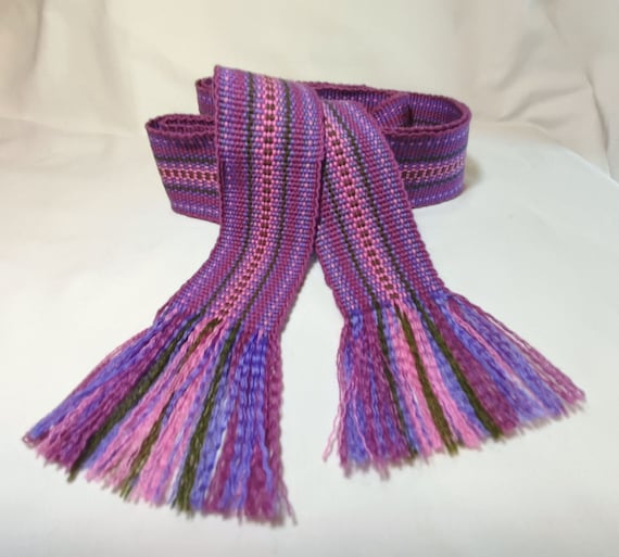 Very Peri Hand Woven Belt, 2
