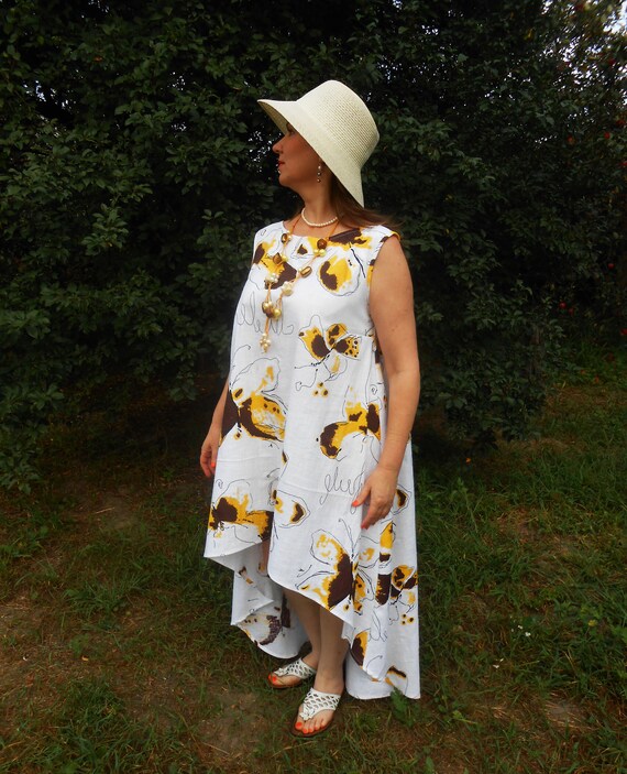 high low kaftan dress