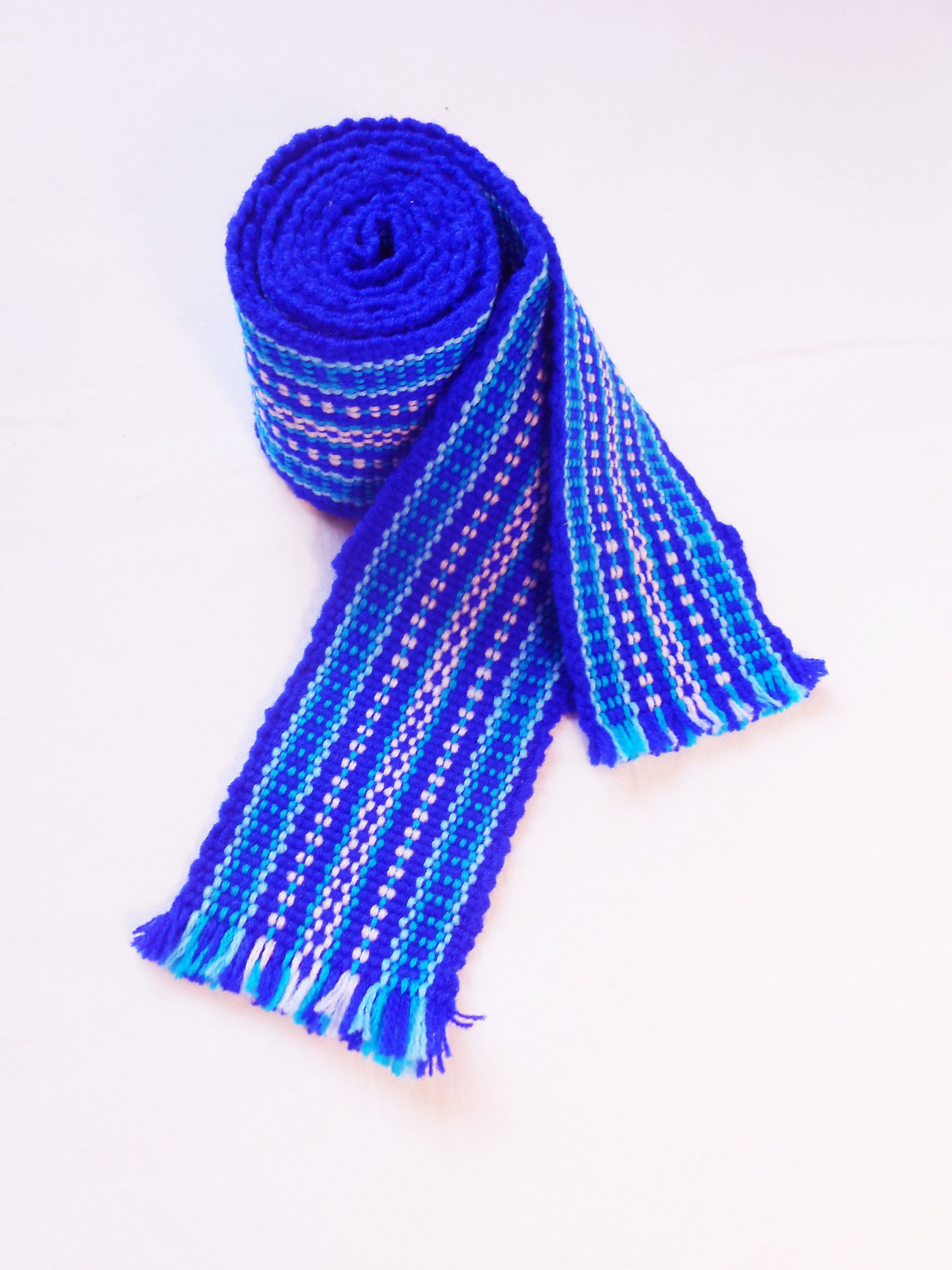 Slavic Woven Sash Belt Ukrainian Hand 