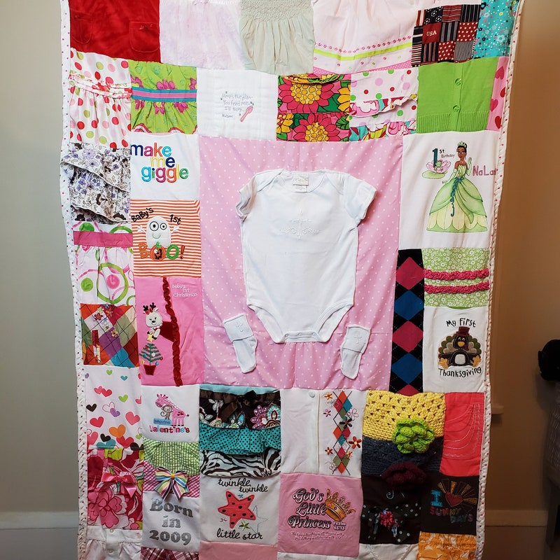 Baby Clothes Quilt - Etsy