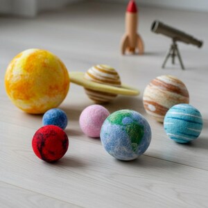 Gefilzte Sonnensystem Planeten Set, Wissenschaftsprojekt Modell für Studie & Dekor