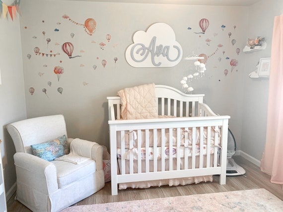White Cloud Mobile Bebe As A Cloud Nursery Decor For Cloud Etsy