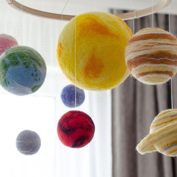 Solar System Crib Mobile, Scientist Baby, Planet Baby Mobile, Outer Space Nursery, Planets Baby Shower, Science Nursery, Ceiling Mobiles